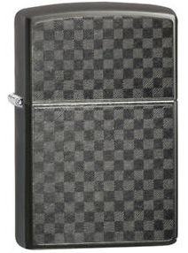 Zippo Carbon Iced Fibre Design