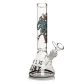 Cheech & Chong Glass 10" 7mm Thick Can I Be Blunt Beaker Base Water Pipe