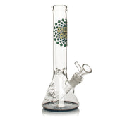 Cheech & Chong Glass 10" 7mm Thick Fibonacci Beaker Base Water Pipe