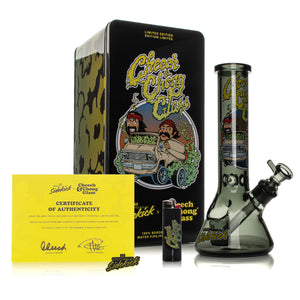 Cheech & Chong Glass 12" 7mm Thick Van Sidekick Water Pipe (Limited Edition of 420)