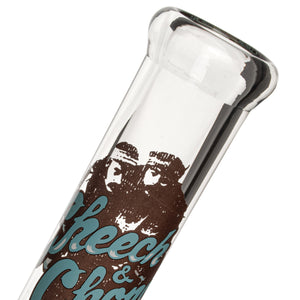 Cheech & Chong Glass 15" 7mm Thick Can I Be Blunt Beaker Base Water Pipe