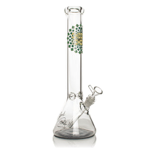 Cheech & Chong Glass 15" 7mm Thick Fibonacci Beaker Base Water Pipe