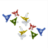 Glass Jax Screens Multi Coloured Pack of 10