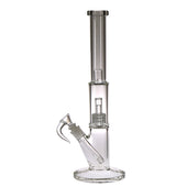 Hydros Perc Stem Bong W/Grid Perc &
Splash Guard Percs 16"