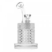 Jane West 7.5" Twenties Collection Bubbler Clear