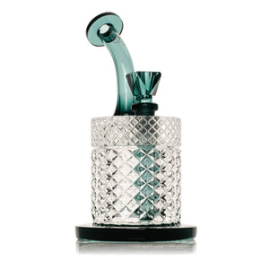 Jane West 7.5" Twenties Collection Bubbler Teal