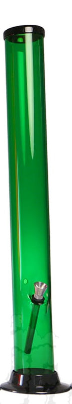 Acrylic Straight Bong 2" x 18"