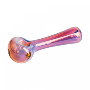 Red Eye Glass Solid Colour Spoon Pipe amber
