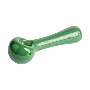 Red Eye Glass Solid Colour Spoon Pipe jade
