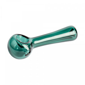 Red Eye Glass Solid Colour Spoon Pipe teal