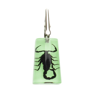 Roach Clip Glow-in-the-Dark Black Scorpion Stand-Up 