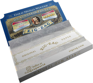 Zig-Zag Classic White Leaves