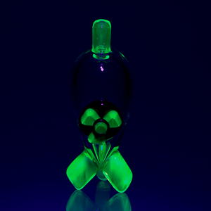 Empire Glassworks UV Radioactive Bomb Bubble Cap