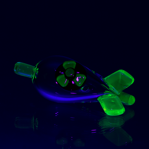 Empire Glassworks UV Radioactive Bomb Bubble Cap