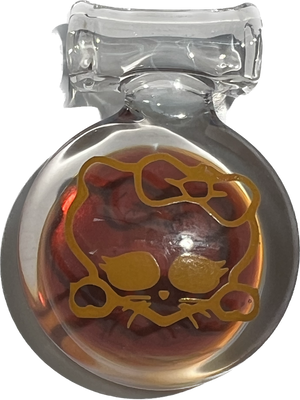 Skullfish Glass Skullcat Pendant